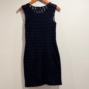 B Darlin Women's Elegant Black Textured Mini Dress Size 6